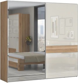 Гардероб с плъзгаща се врата Giallo 230 с огледало