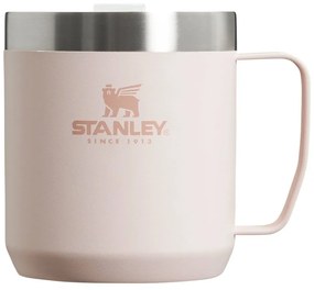 Светлорозова термочаша от неръждаема стомана 350 ml Stay-Hot Camp Mug Rose Quartz – Stanley