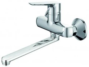 Стенен смесител за умивалник " ЕММА " ICF 5005007C M7215, месинг, хром, 18x17см