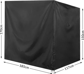 Градинска люлка CASARIA® синя, със защитен калъф KINGSLEEVE®