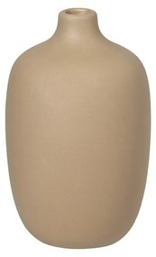 Бежова керамична ваза Nomad, височина 13 cm - Blomus