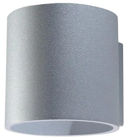 Сива стенна лампа Roda - Sollux