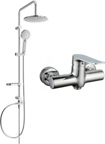 Mexen Carl комплект външен душ с дъждовал и душ батерия Pecos, хром - 72740240-00