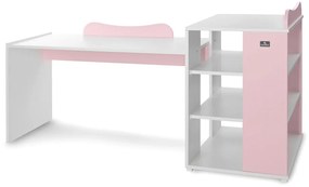 LORELLI Classic Трансформиращо се легло 82/190 см. MULTI БЯЛО/ORCHID PINK