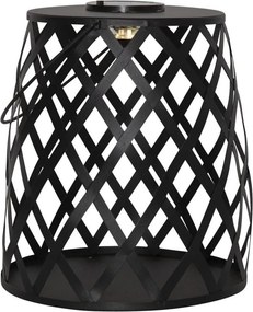 Черен LED фенер, височина 28 cm Calabria - Star Trading