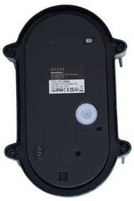 Външна Стенна Лампа Зелена Овална IP44 - Noutica