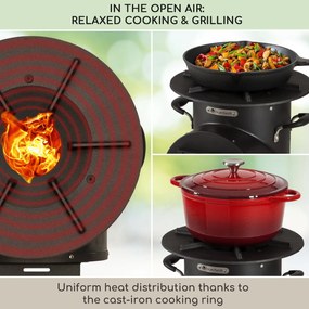 Blumfeldt Oshima Rocket Stove Camping Stove Екологична мобилна стомана