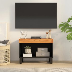 352882 vidaXL ТВ шкаф, 60x33x43,5 см, масивно акациево дърво