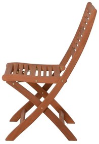 Градински столове в комплект от 2 бр. от масивно дърво в естествен цвят Savannah – Garden Pleasure