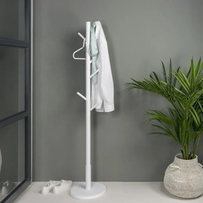 Бяла каучукова дървена закачалка Bro - Spinder Design