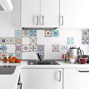 Комплект от 24 стикера за Мадейра, 15 x 15 cm - Ambiance