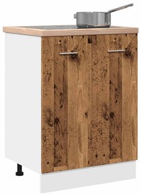 856074 vidaXL Долен шкаф "Lyon", старо дърво, 60x46x81,5 см, инженерно дърво