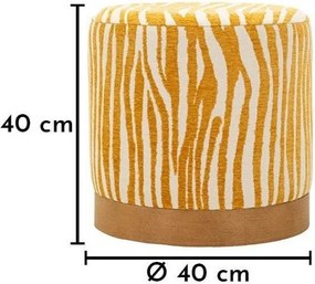 Табуретка в цвят горчица Savana – Mauro Ferretti