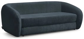 Тъмносин шенилов сгъваем диван 228 cm Neyo – Bobochic Paris