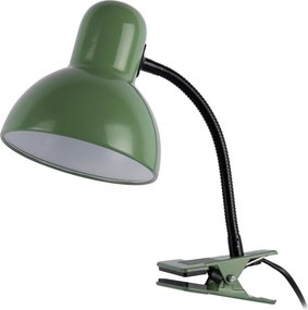 Зелена метална настолна лампа (височина 33,5 cm) New Retro – Leitmotiv