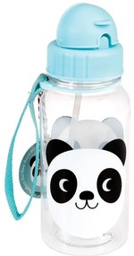 Синьо бебешко шише със сламка Miko The Panda, 500 ml Miko the Panda - Rex London
