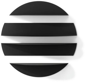 Черни метални рафтове в комплект от 4 броя 76 cm Solis - Umbra