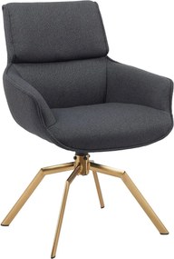 Стол Bueron Muz 2бр-Черно - Злато