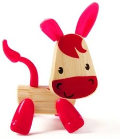 Hape - Дървена мини животинка от бамбук Магаре H5534