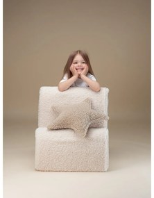 Кремав детски стол от букле Cloud – Wigiwama