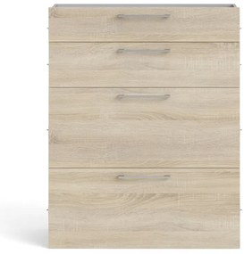 Компонент - чекмеджета от дъбов декор в естествен цвят 84x105 cm Prima – Tvilum