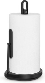 Държач за кухненски кърпи от матирана черна стомана - simplehuman