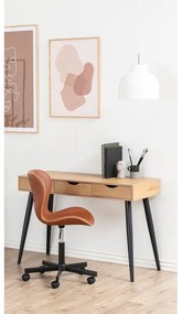 Кафяв офис стол в цвят коняк Batilda - Actona