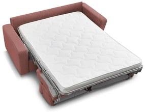 Розов разтегателен диван от рипсено кадифе 215 cm Monaco – Bobochic Paris