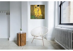 Репродукция на картина на Густав Климт , 90 x 90 cm The Kiss - Fedkolor