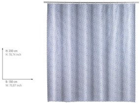 Светлосиня завеса за душ Sevilla - Wenko