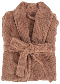 Кафява хавлия от микроплюш размер L/XL Pippa – Tiseco Home Studio