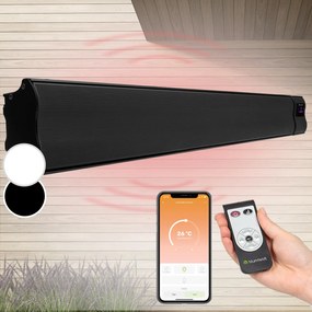 Blumfeldt Cosmic Beam Smart 30, инфрачервен нагревател, 3000 W, контрол чрез приложение, черен