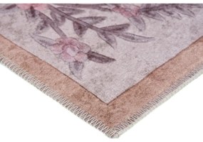 Светлорозов килим за миене 80x50 cm - Vitaus