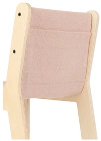 Детски стол в светлорозов и естествен цвят Vintage Nude – Lorena Canals
