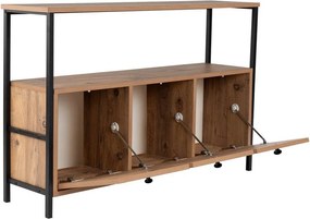 Конзолна маса от декор от бор в естествен цвят 29,5x120 cm Solace – Kalune Design