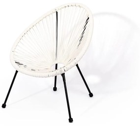 Детско кресло от бял ратан , 50,5 x 62 x 55,5 cm Avocado - Bonami Essentials