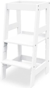 Силно регулируема детска седалка - бяла