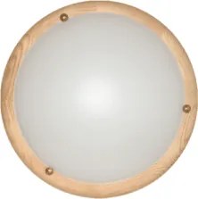 Плафониера ДЪРВО КРЪГ, ø400, бор, 2xE27