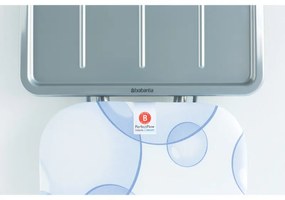 Маса за гладене Brabantia B 90300120, 124x38 см, 7 позиции за регулиране, Поставка за парогенератор, PerfectFlow, Бял/Светлосин