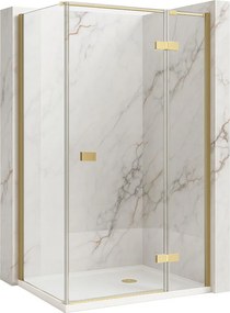 Душ кабина Rea Atlas 120x80 Brush Gold