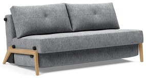 Сив разтегателен диван Wood Twist Granite, 96 x 167 cm Cubed - Innovation