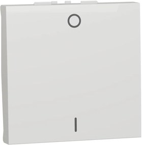 SE Двуполюсен ключ 16А 2 мод. цвят Бял Unica  - NU326218