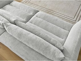 Светлосив шенилов диван 276 cm Neil – Bobochic Paris