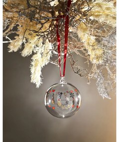 Стъклена ръчно издухана коледна топка ø 6,5 cm Ann-Sofi Romme Annual Christmas Bauble – Holmegaard
