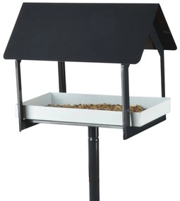 Антрацитна метална къщичка за птици с мирис, височина 126 см - Esschert Design