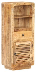 320464 vidaXL Висок шкаф, 45x32x110 см, грубо мангово дърво