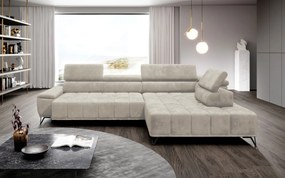 Ъглов диван Priscilla-Right-White