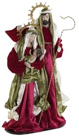 Рождествена Коледна Сцена DKD Home Decor Бял Червен Зелен 48 x 28 x 90 cm