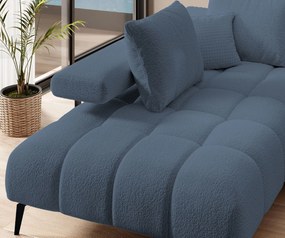 Ъглов диван Магнито-син-ляв