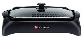 Скара-грил Rohnson R 250, 2200W, Разглобяема, Тефлон, Терморегулатор, Черен